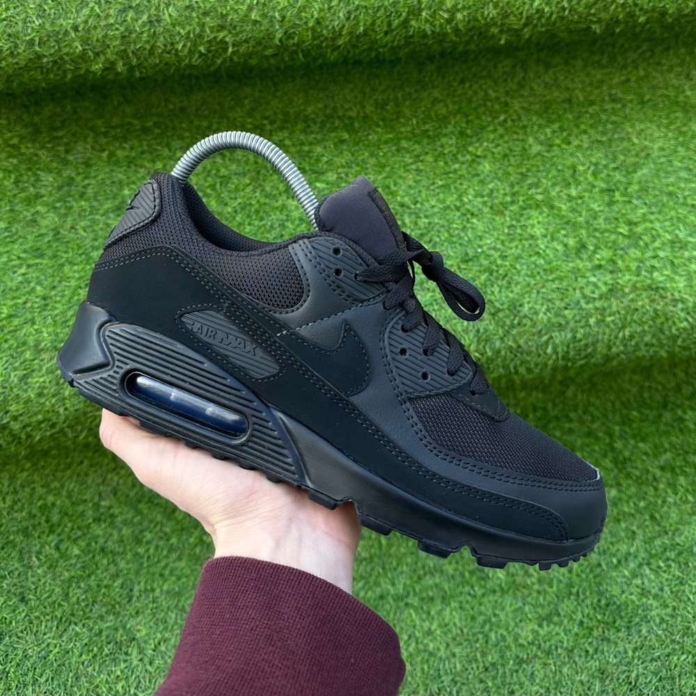 Nike Air Max 90 Recraft Triple Black Men's Shoes Brand New Authentic Sneakers 9